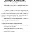 Proceedings of the 5th Board of Studies Meeting 