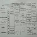 Fourth Semester Time Table for the Academic Year: 2021