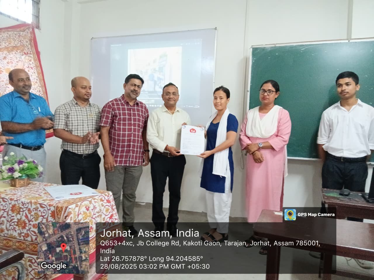Students internship presentation